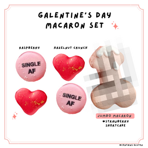 Galentine's Macaron Set