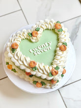 Load image into Gallery viewer, vintage heart cake
