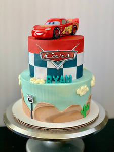 Cars the Movie Theme Cake