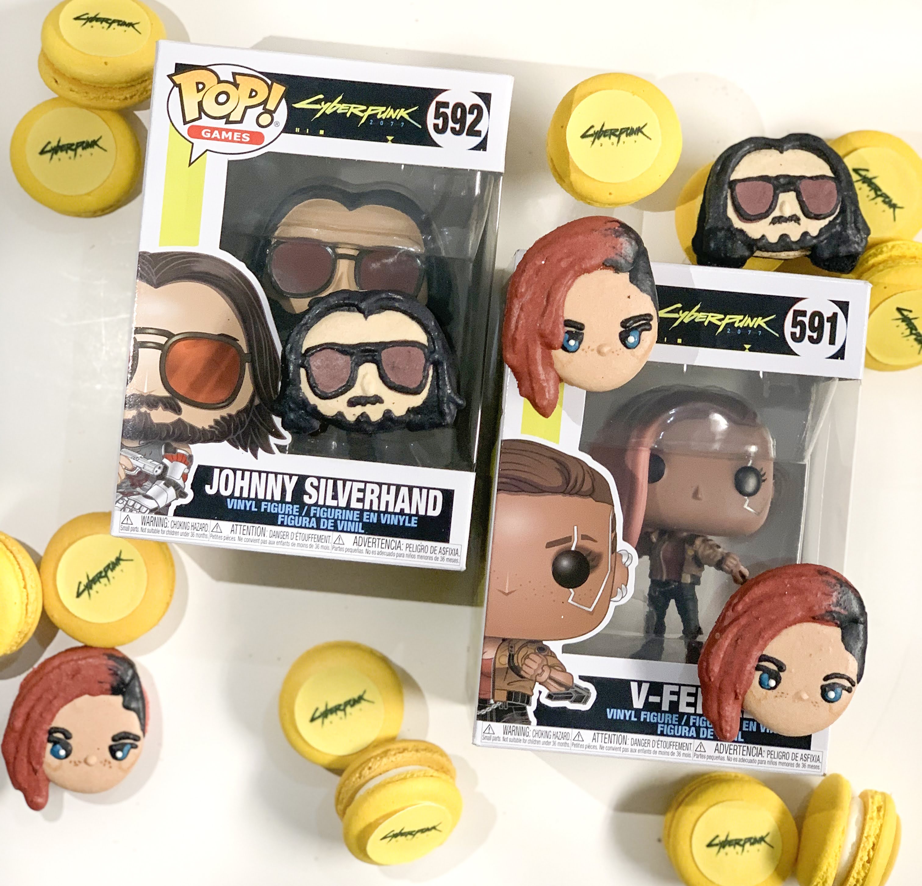 Custom Character Macarons