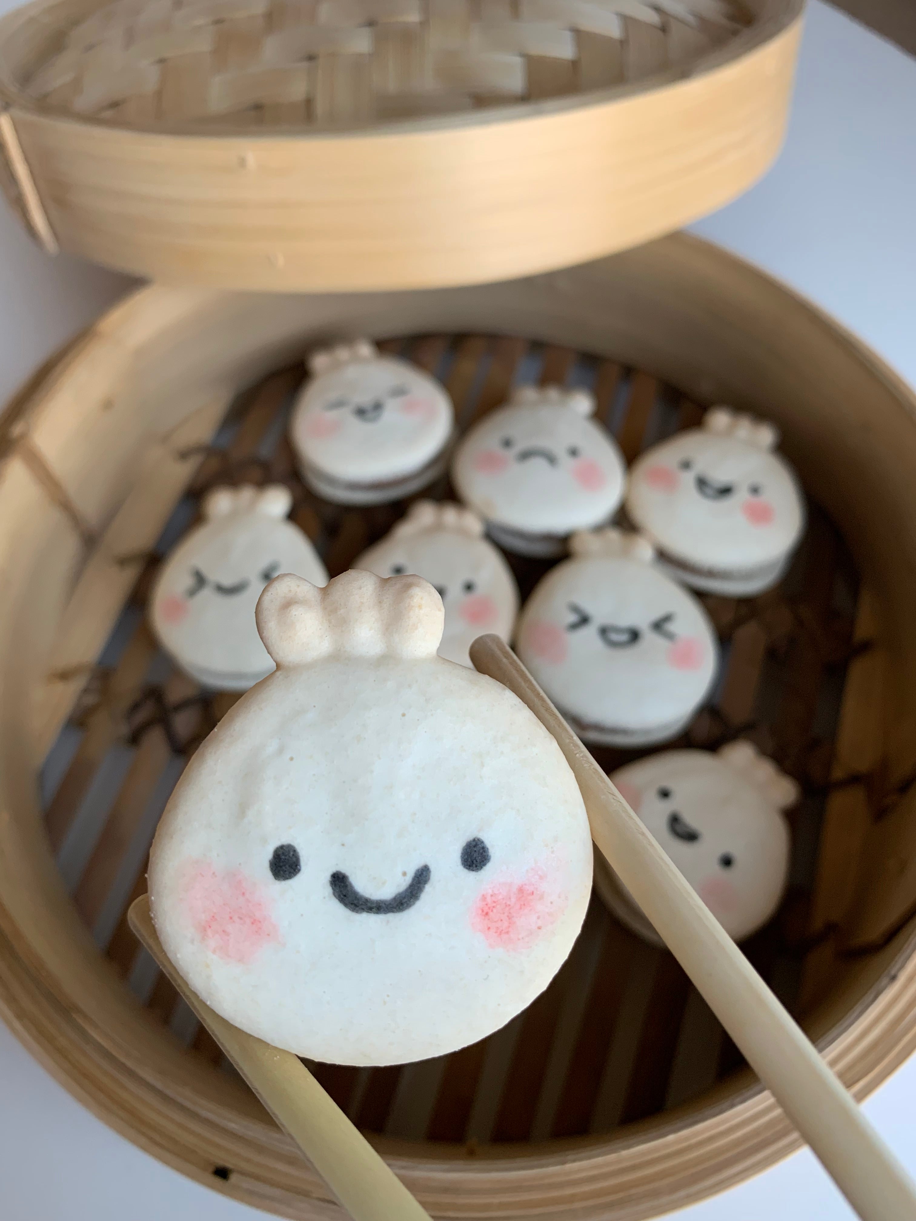 Custom Character Macarons