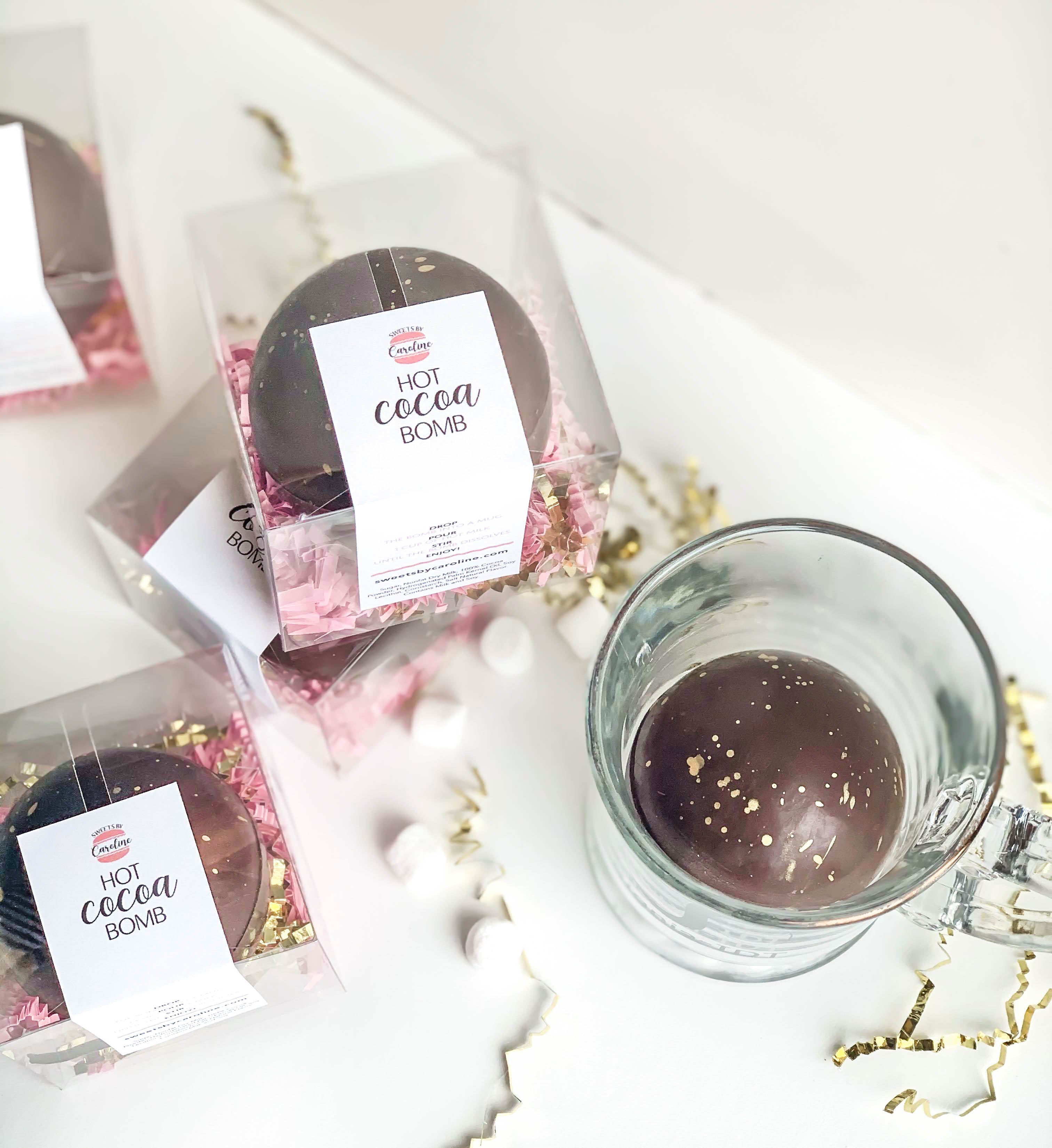Hot cocoa bomb